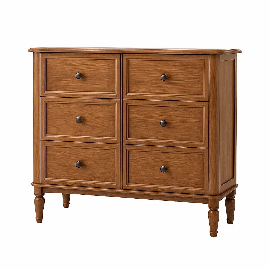 Holzkommode mit 6 Schubladen
