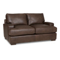 2-Sitzer Sofa Braun Leder