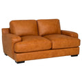 Zweiersofa aus Leder Braun 180cm