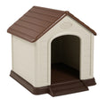 Hundehütte Kunststoff Braun/Beige